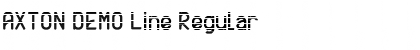 AXTON DEMO Line Regular Font