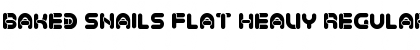 Download Baked Snails Flat Heavy Font Download Baked Snails Flat Heavy Font
