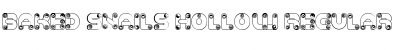 Download Baked Snails Hollow Font Download Baked Snails Hollow Font