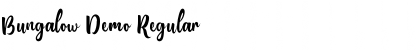 Download Bungalow Demo Font