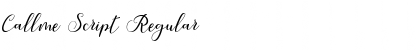 Download Callme Script Font Download Callme Script Font