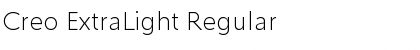 Creo ExtraLight Regular Font