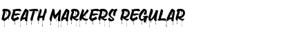 Death Markers Regular Font