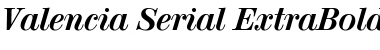 Valencia-Serial-ExtraBold RegularItalic