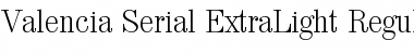 Valencia-Serial-ExtraLight Regular