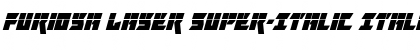 Furiosa Laser Super-Italic Italic Font