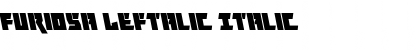 Furiosa Leftalic Italic Font