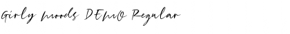 Download Girly Moods DEMO Font