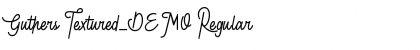 Guthers Textured_DEMO Regular Font