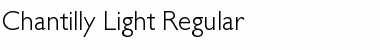 Chantilly-Light Regular Font