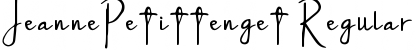 Download JeannePetittenget Font Download JeannePetittenget Font