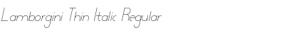 Download Lamborgini Thin Italic Font Download Lamborgini Thin Italic Font
