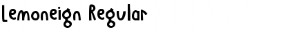 Lemoneign Regular Font