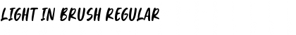 Download Light In Brush Font Download Light In Brush Font