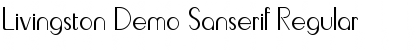 Download Livingston Demo Sanserif Font Download Livingston Demo Sanserif Font