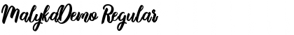 Download MalykaDemo Font