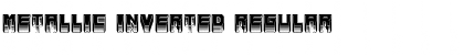 Download Metallic Inverted Font