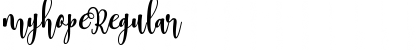 Download myhope Font