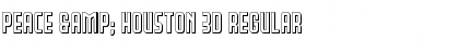 Download Peace & Houston 3D Font