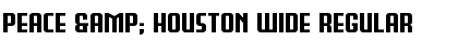 Download Peace & Houston Wide Font