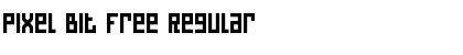 Pixel Bit Free Regular Font