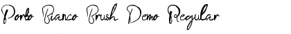 Download Porto Bianco Brush Demo Font