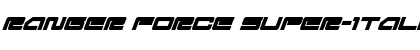 Download Ranger Force Super-Italic Font
