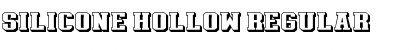 Silicone Hollow Regular Font