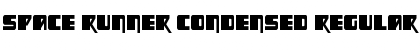 Space Runner Condensed Regular Font