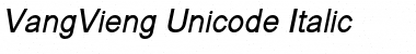 VangVieng Unicode Font