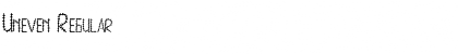 Download Uneven Font