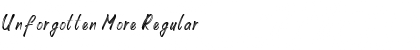 Download Unforgotten More Font