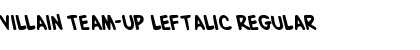 Download Villain Team-Up Leftalic Font