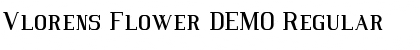 Vlorens Flower DEMO Regular Font