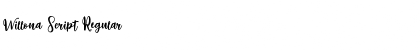 Download Willona Script Font Download Willona Script Font
