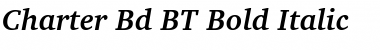 Charter Bd BT Font