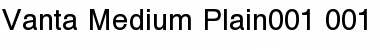 Vanta Medium Font