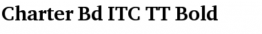 Charter Bd ITC TT Font