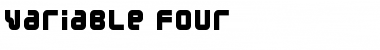 Variable Four Regular Font
