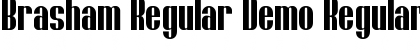 Download Brasham Regular Demo Font Download Brasham Regular Demo Font