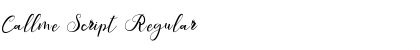 Download Callme Script Font