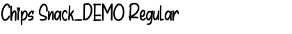 Download Chips Snack_DEMO Font Download Chips Snack_DEMO Font