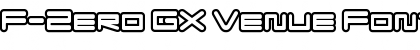 F-Zero GX Venue Font Outlines Regular F-Zero GX Venue Font Outlines Regular