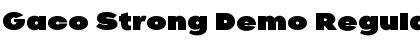 Download Gaco Strong Demo Font Download Gaco Strong Demo Font