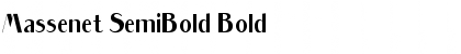 Massenet SemiBold Bold