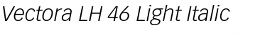 Vectora LH Italic Font