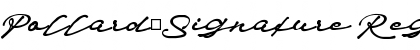 Download Pollard_Signature Font Download Pollard_Signature Font