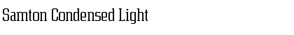 Samton Condensed Light Font