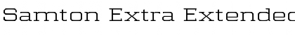Samton Extra Extended Light Font