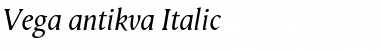 Vega antikva Italic Font